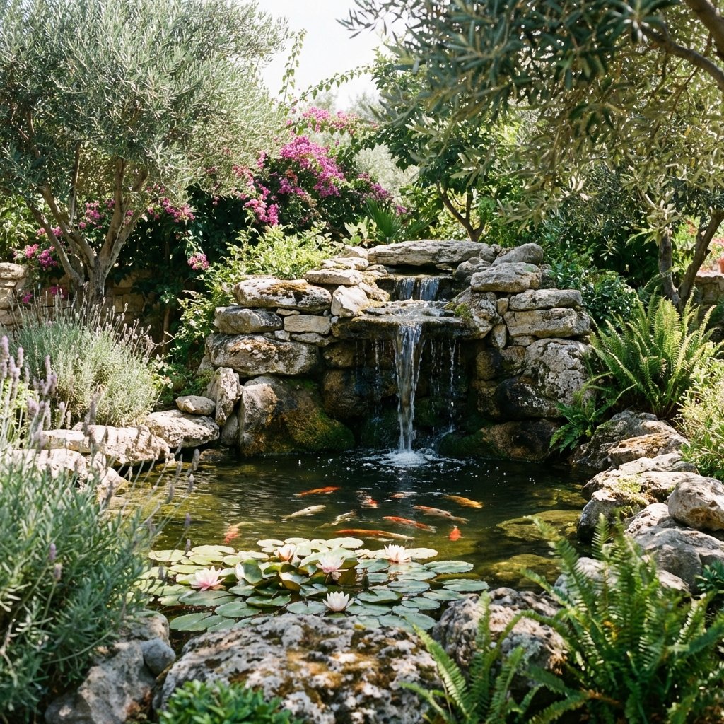 Doğal Taş Süs Havuzu